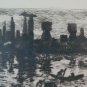 Etching Vintage Tone Zancanaro Laguna Of Venice Signed Numbered Dated BM46
