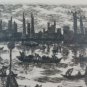 Etching Vintage Tone Zancanaro Laguna Of Venice Signed Numbered Dated BM46