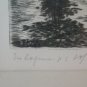 Etching Vintage Tone Zancanaro Laguna Of Venice Signed Numbered Dated BM46