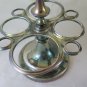 Two Oil Cruets And A Cup Metal silver plated Old Vintage Cruet X15
