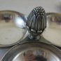 Two Oil Cruets And A Cup Metal silver plated Old Vintage Cruet X15