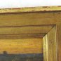 7 7/8x5 7/8in Old Frame For Paintings Golden Wood Golden Vintage Design BM39