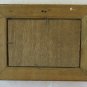 7 7/8x5 7/8in Old Frame For Paintings Golden Wood Golden Vintage Design BM39
