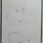 Three drawings Portraits Studio Faces Human On Basket Sketch Sketching Art P28.8