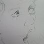 Three drawings Portraits Studio Faces Human On Basket Sketch Sketching Art P28.8