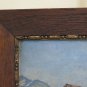 Painting Antique Mountain Lodge Di Montagna landscape Alps Alpine Signed Maigot