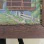 Painting Antique Mountain Lodge Di Montagna landscape Alps Alpine Signed Maigot