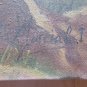 Painting Antique Spanish Signed Marcial landscape Countryside oil On Linen MD7