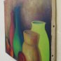Old Painting To oil On Linen Signed Nature Still Inside With Oggettii BM45