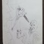2 Sketching drawings D'Author Theme War Vietnam The Prisoner P28.7