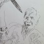 2 Sketching drawings D'Author Theme War Vietnam The Prisoner P28.7