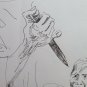 2 Sketching drawings D'Author Theme War Vietnam The Prisoner P28.7