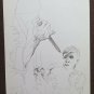 2 Sketching drawings D'Author Theme War Vietnam The Prisoner P28.7