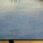 Old Painting oil landscape Monte White Valley D'Aosta Signed BM45