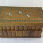 Box Portagoie Antique Box Beginning 900 Wood Trinket Vintage BM31