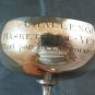 Bowl Goblet IN Metal silver plated Vintage France Half 900 Delacroixriche BM33