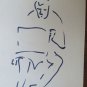 Six Sketching drawings Preparatory For Shapes Man's Author G.Pancaldi P28.5