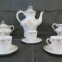 Service For Coffee Antique Weimar Germany Cups Saucers Sugar Bowl BM48