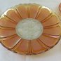 6 Dishes Glass Art Nouveau Style Liberty Floral Blossom BM28