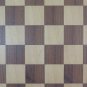 Checkerboard Wooden Lady Of Great Dimensions Vintage 10x10 BM37