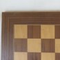 Checkerboard Wooden Lady Of Great Dimensions Vintage 10x10 BM37