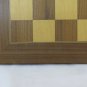 Checkerboard Wooden Lady Of Great Dimensions Vintage 10x10 BM37