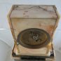 Triptych Antique IN Marble Watch And Pedestals Years Trenta 1930 Deco' R71