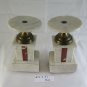 Triptych Antique IN Marble Watch And Pedestals Years Trenta 1930 Deco' R71