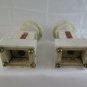 Triptych Antique IN Marble Watch And Pedestals Years Trenta 1930 Deco' R71