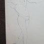 Old Sketch Drawing On Basket Subjects Various Sketch Woman Years 50 60 P28.8