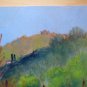 Small Painting oil On Board Old Vintage landscape Countryside Spain MD1