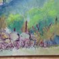 Small Painting oil On Board Old Vintage landscape Countryside Spain MD1