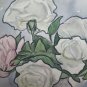 Antique Painting Floral Signed & Dated 1950 Watercolour On Paper A Blossom