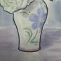 Antique Painting Floral Signed & Dated 1950 Watercolour On Paper A Blossom