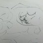 Old Drawing Sketch Of Painter Gaetano Pancaldi Studio Anatomical P28.8
