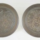 Pair Of Ancient Stands Centerpieces Dishes Bronze Style Eclectic G20