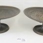 Pair Of Ancient Stands Centerpieces Dishes Bronze Style Eclectic G20