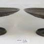 Pair Of Ancient Stands Centerpieces Dishes Bronze Style Eclectic G20