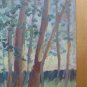 Old Painting Style Impressionist View Gardens School Spanish '900 MD3