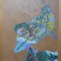 Old Painting Style Impressionist View Gardens School Spanish '900 MD3