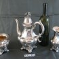 Antique Service For Tea IN Metal silver plated Cgh Alp Denmark R200