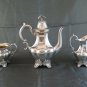 Antique Service For Tea IN Metal silver plated Cgh Alp Denmark R200