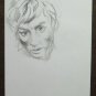 Sketch Drawing On Basket Studio Portrait Maiden Sketch Art Painter P28.8