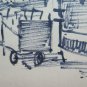 Old Preparatory Sketch Of Painter Gaetano Pancaldi 1922-2014 P28.7