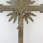 Crucifix Antique Bronze Golden Cross Christ Crucifix BM7