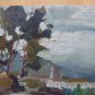 Old Painting oil On Board Vintage Spain Half 900 landscape Spanish MD2