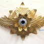 Wall Vintage Made by Hand Golden Shape Magnolia Ceiling Light Chandelier CH16