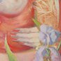 Painting Mdoerno Pop Art Years 1980's Nude Feminine Portrait Of Woman P33.9