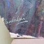 Painting Antique Signed Pancaldi Portrait Young Of People oil On Board 900