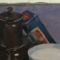 Old Painting oil On Linen Signed A. Costa Nature Still Painting Vintage BM40